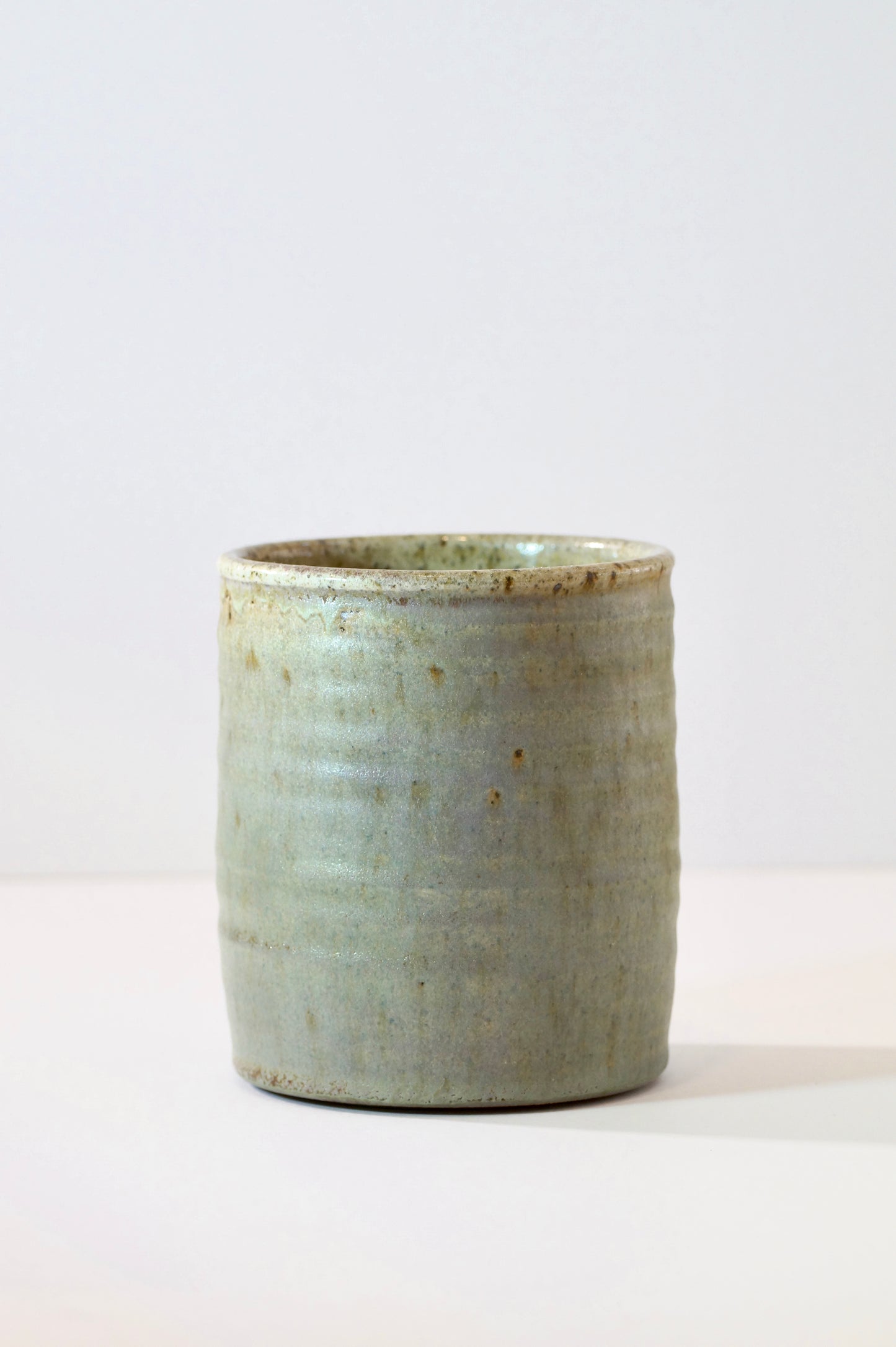 Soda fired utensil holder