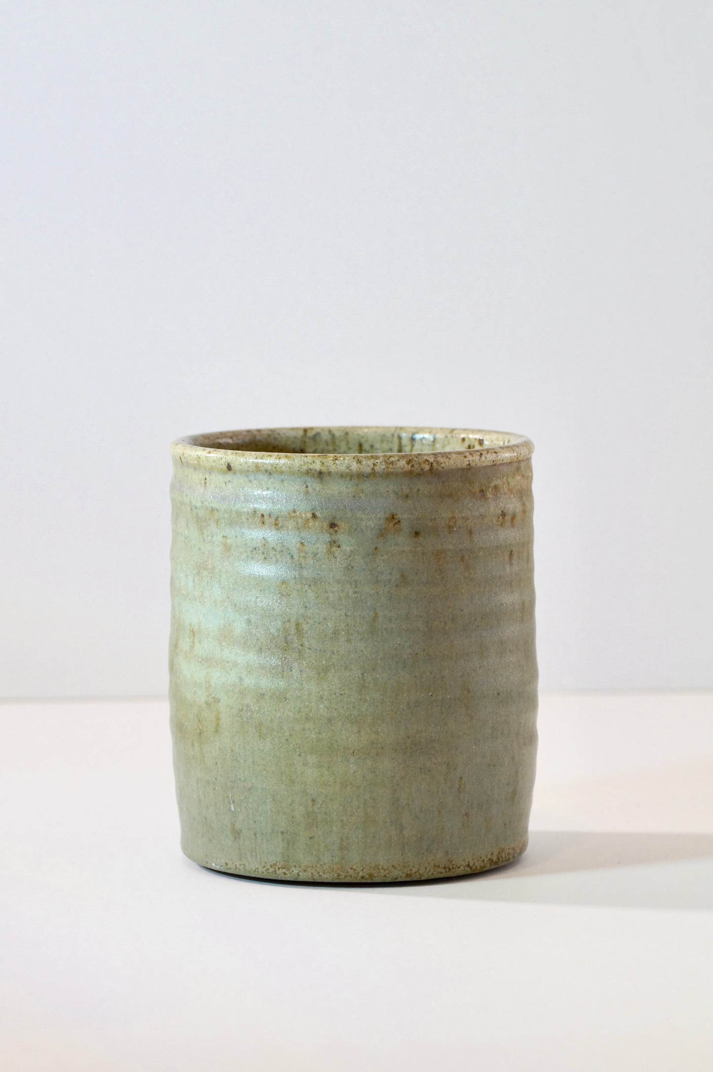 Soda fired utensil holder