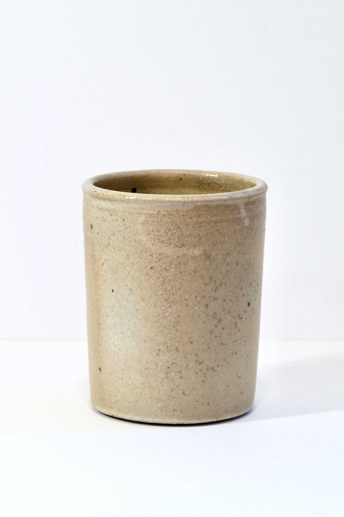 Soda fired utensil holder