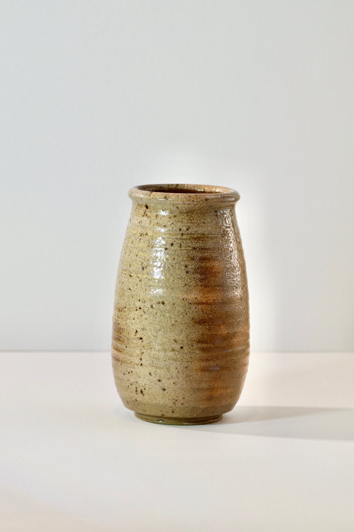 Soda fired vase