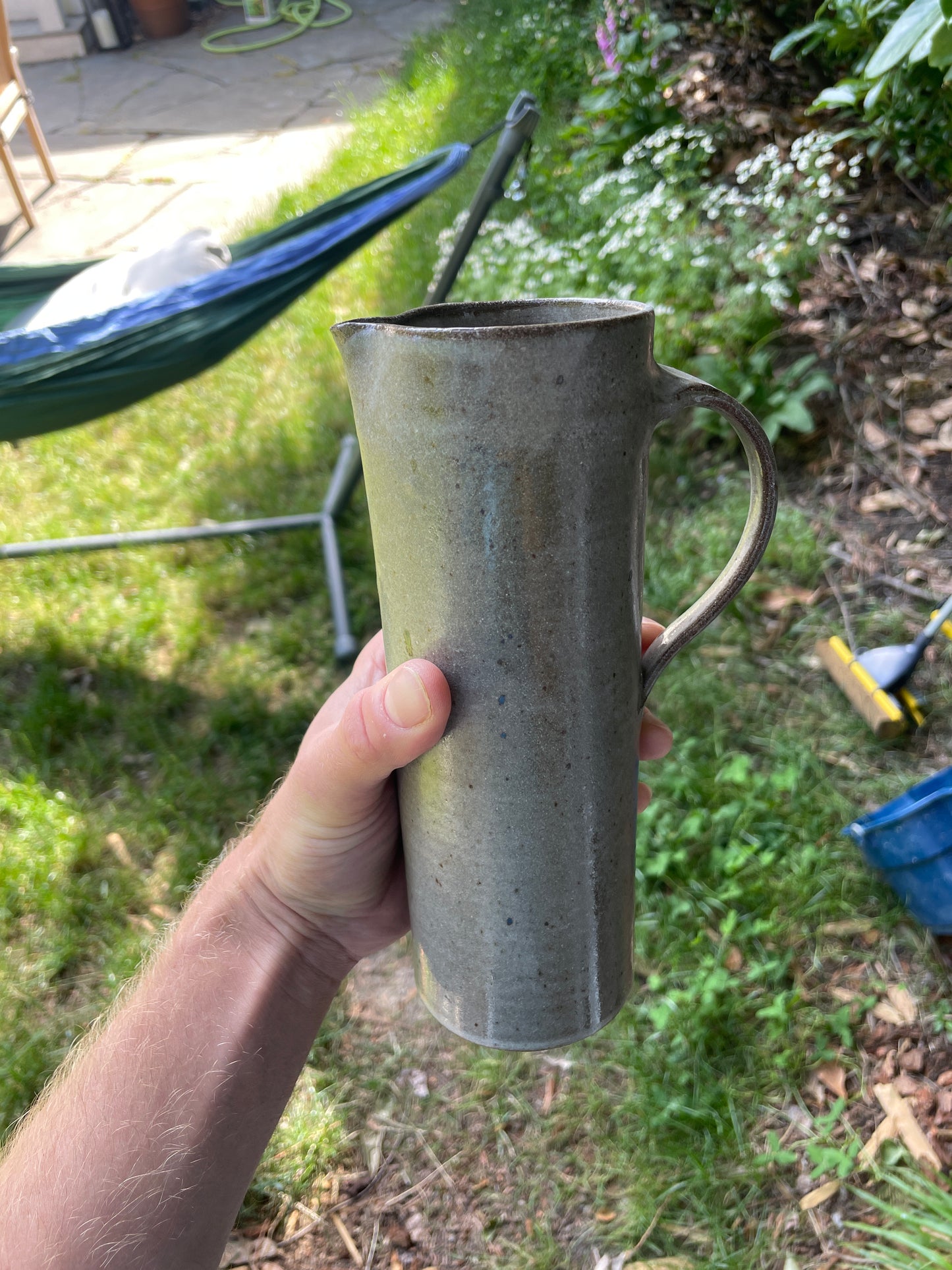 Soda fired vase